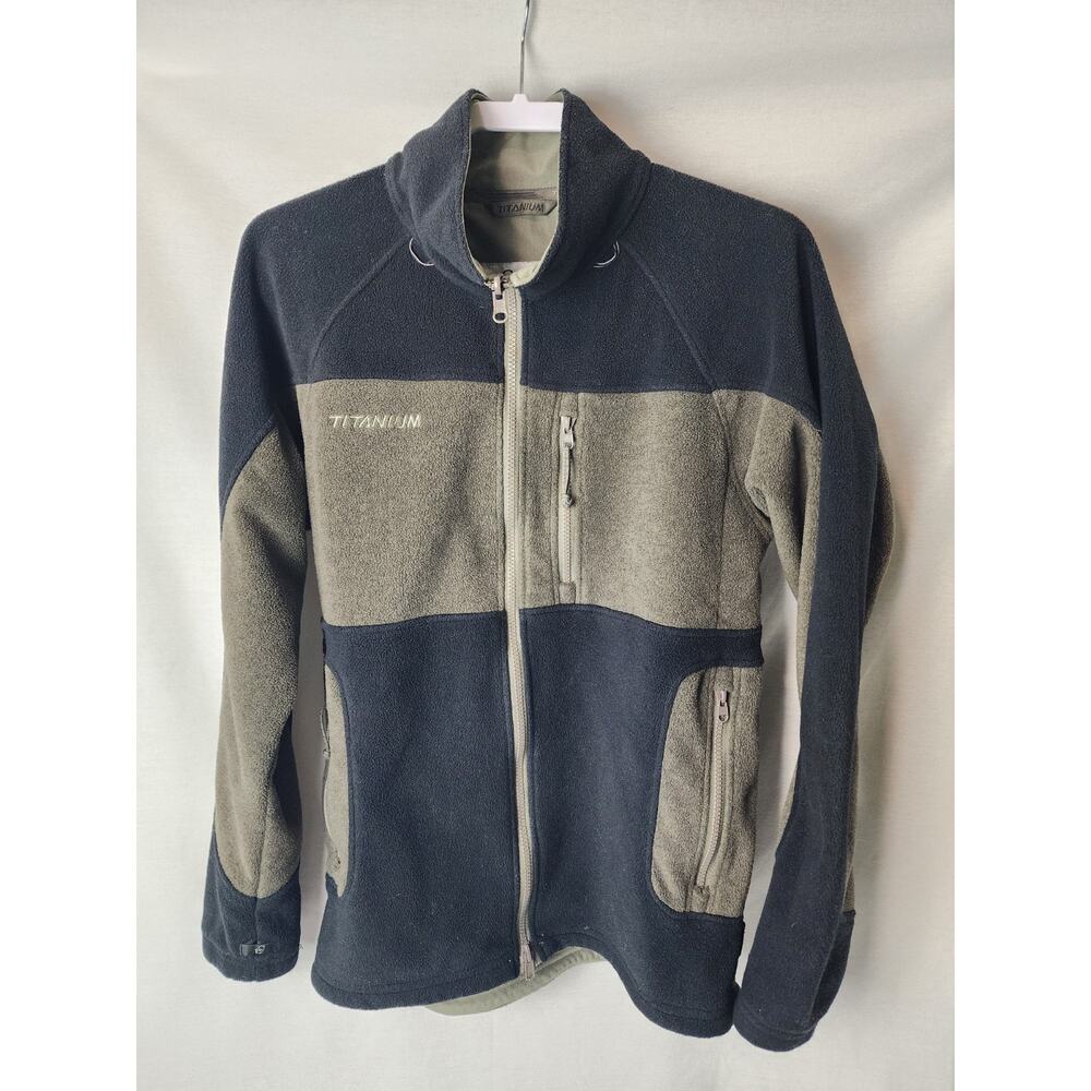 Mens M Columbia Titanium Interchange Jacket Gray Fleece Full Zip Outdoor - Picture 6 of 15